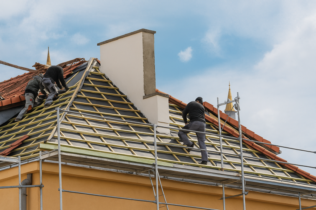 Maison à Lagny-sur-Marne avec une toiture rénovée par Toitures Lagny Pro
